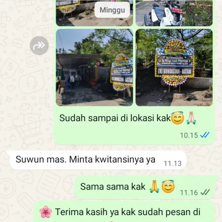 Pengiriman Papan Bunga Duka Sangiang Jaya