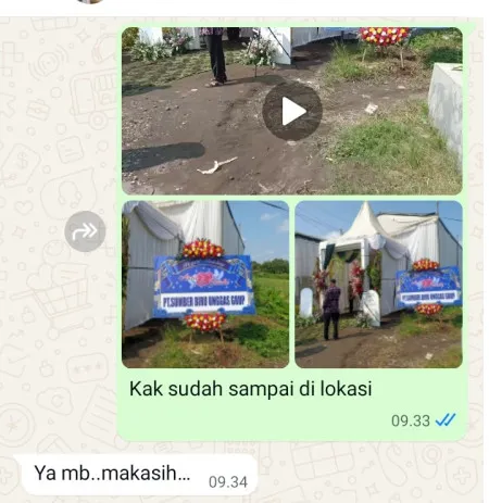 Pengiriman Karangan Bunga Sangiang Jaya