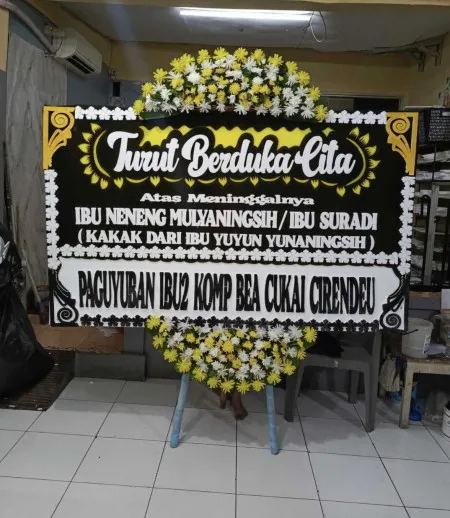 Papan Bunga Duka Sangiang Jaya